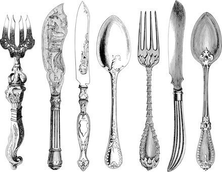 Eating Utensils / Dinner Table Items