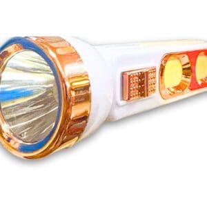 5" x 1.5" Rechargeable Flashlight in Clear Pouch