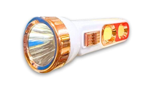 5" x 1.5" Rechargeable Flashlight in Clear Pouch