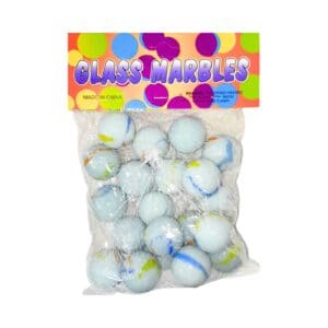 20pk 25mm Milky Marbles