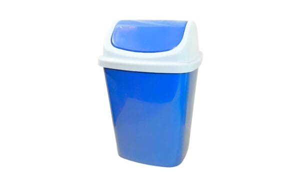 7.75" x 9.25" x 10.25" Plastic Trash Can w/ Swing Lid