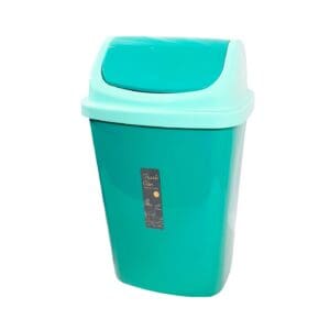 9" x 10" x 12" Plastic Trash Can w/ Swing Lid