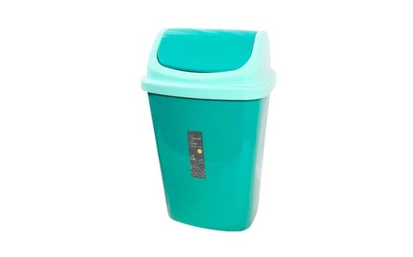 9" x 10" x 12" Plastic Trash Can w/ Swing Lid