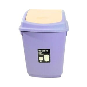 7" x 9.25" x 11" Plastic Trash Can w/ Swing Lid