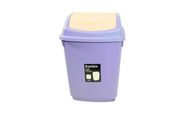 7" x 9.25" x 11" Plastic Trash Can w/ Swing Lid