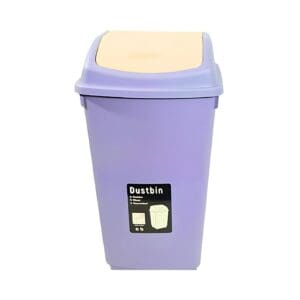 8.25" x 11.25" x 13" Plastic Trash Can w/ Swing Lid