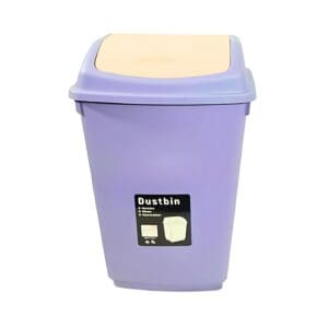 9.5" x 12.5" x 14.5" Trash Can w/ Swing Lid