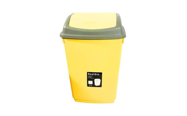 9.5" x 12.5" x 14.5" Trash Can w/ Swing Lid - Image 2
