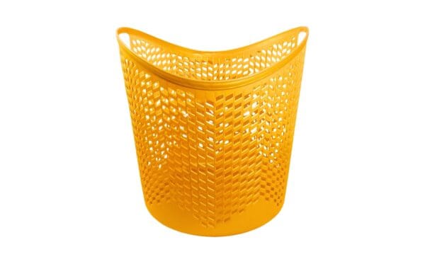 17" x 17.5" x 14" Oval Plastic Laundry Basket - Image 3