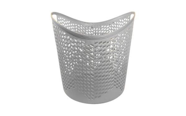 17" x 17.5" x 14" Oval Plastic Laundry Basket - Image 2