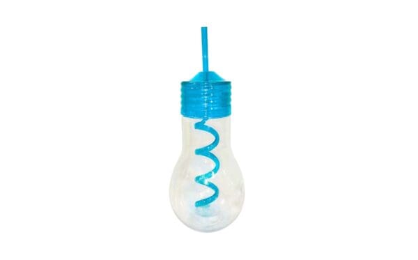 7" Bulb Shaped Plastic Sipper - Image 4
