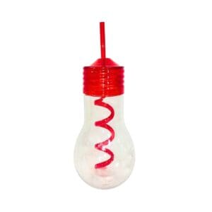 7" Bulb Shaped Plastic Sipper