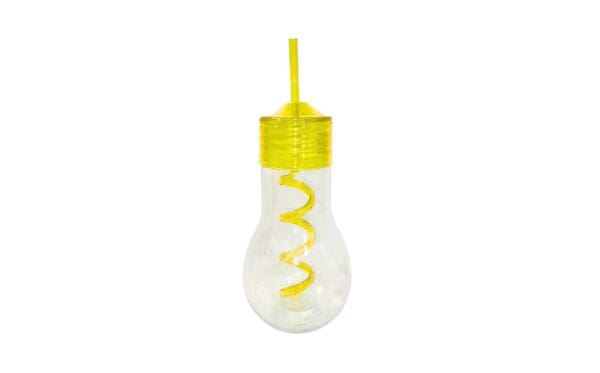 7" Bulb Shaped Plastic Sipper - Image 2