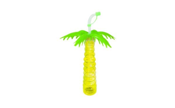 10.75" Plastic Sipper 'Palm Tree' - Image 2