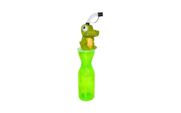 7.5" Plastic Sipper w/ Animal Shaped Topper - Image 2