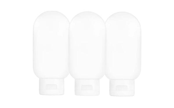 3pc Oval Travel Bottle w/ Flip Cap - Image 3