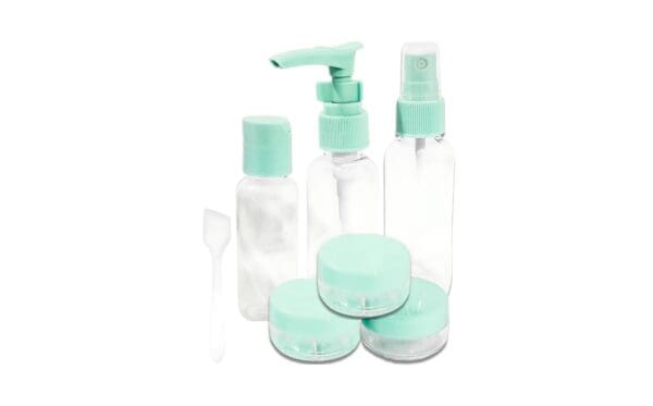 6pc Travel Containers in Clear Pouch - Image 2