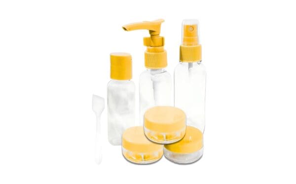 6pc Travel Containers in Clear Pouch - Image 3