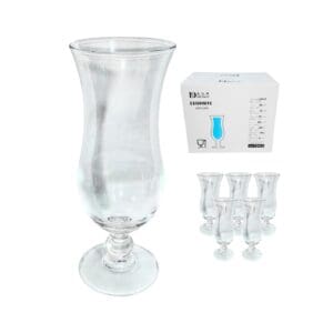 6pc 425ml Hurricane Glass