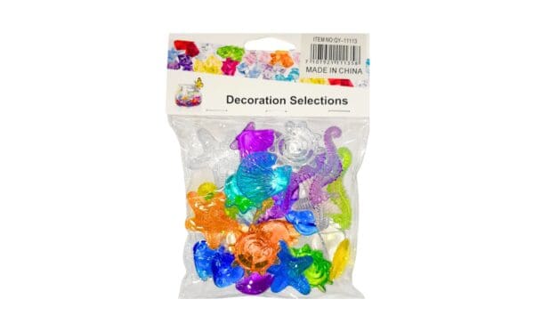 100g Plastic Ocean Shapes