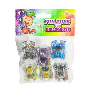 6pk Party Favors 'Cars'