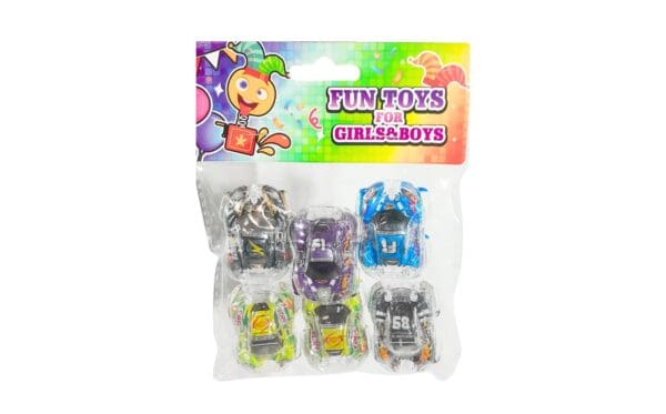 6pk Party Favors 'Cars'