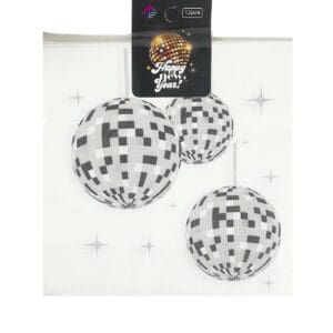 12pk Paper Napkin w/ Ball Design