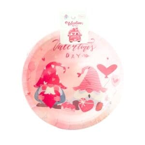 25pk 7" Paper Plate 'Valentine'