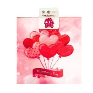 25pk Napkin 'Valentine'