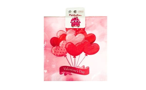 25pk Napkin 'Valentine'