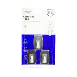 3pc 1" x 1.5" Stainless Steel Hook