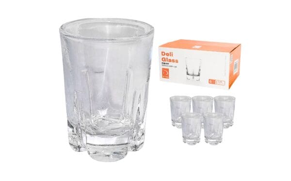 6pc 65ml Shot Glass