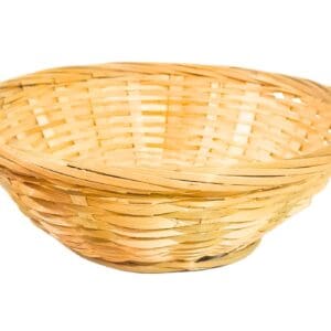 19cm Round Wicker Basket