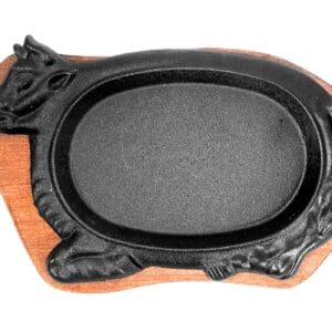 32cm Metal Iron Steak Plate