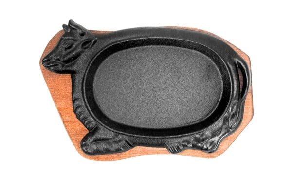 32cm Metal Iron Steak Plate