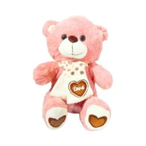 10" (25cm) Plush Bear w/ Polka Dot Scarf