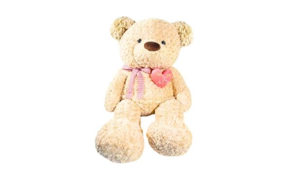 40" (100cm) Fuzzy Plush Bear w/ 6" Heart
