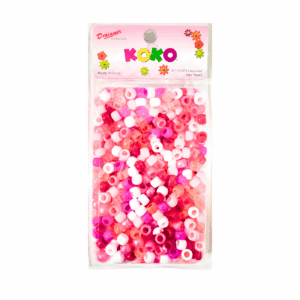 1000pc Mixed Pink Small Round Hair Beads