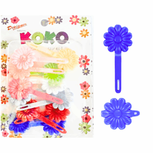 12pk AB Barrettes 'Daisy'