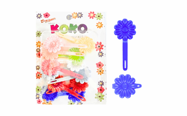 12pk AB Barrettes 'Daisy'