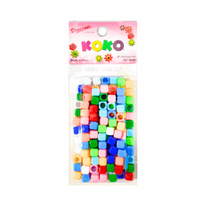 190pc Asst Square Bead