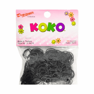 275pk Black Hair Rubber