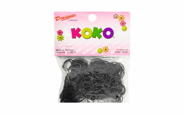 275pk Black Hair Rubber