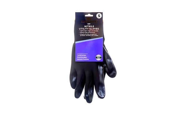 Black Synthetic Coated Glove 'Kingman' (Size: Small)