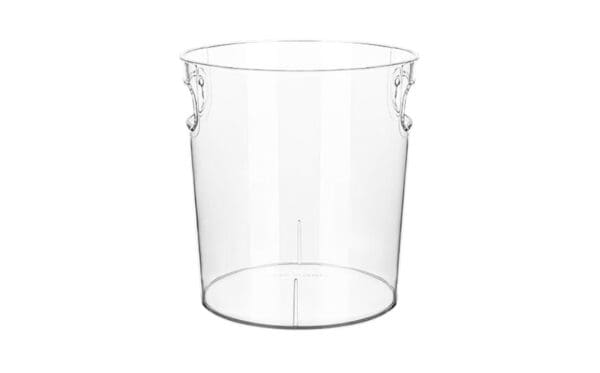 7.6" x 8.6" Clear Round Ice Bucket 'Nuvalu'