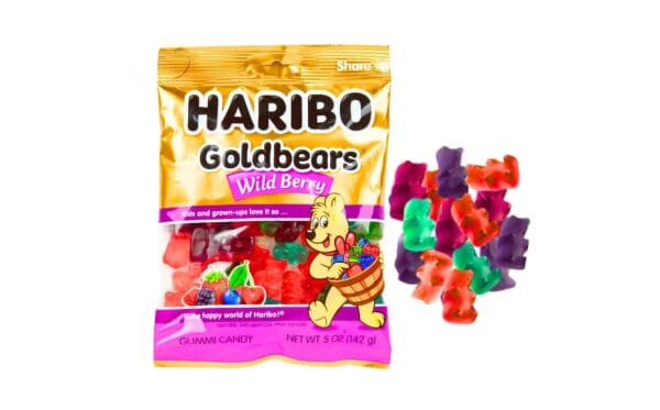 4oz Gold Wild Berry Gummi Bear 'Haribo'
