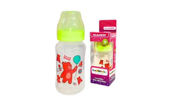 11oz Wide Mouth Plastic Baby Bottle - Image 2