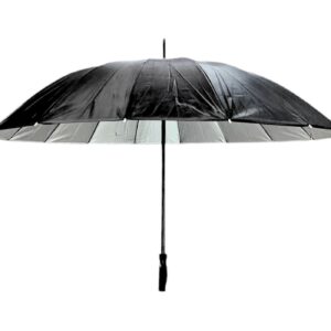 34.5" Black Automatic Golf Umbrella (46" Diameter)