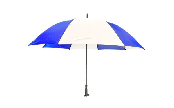 38" Long Blue / White Golf Umbrella (45" Diameter)