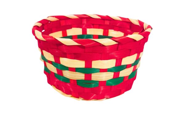 19cm x 10cm Colored Wicker Basket